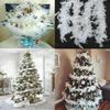 Fabric Grament Accessaries Fluffy Feathers Xmas Ribbon Feather Boa Strip Christmas Tree Decor