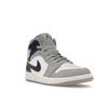 Air Jordan 1 Mid Wolf Grey Midnight Navy Мужские кроссовки белые DQ8426-104