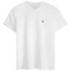 Cotton Slim Fit Embroidered Crew Neck T-Shirt Women Tops White 40WH105-YAA