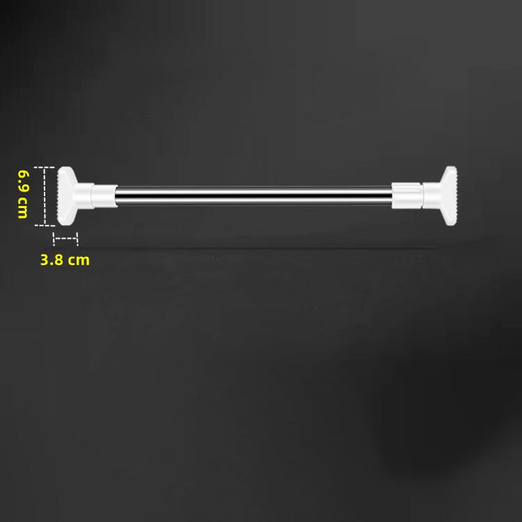 Раздвижная вешалка для одежды, многофункциональные штанги для душевых занавесок, регулируемые вешалки, простые опорные штанги из нержавеющей стали, аксессуары
