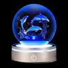 3D Crystal Ball Dolphin with LED Multicolor Cute Stylish and Relaxing Perfect for Night and Other Decorative A Lovely Crystal Ball for and Other