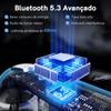 Qcy T20 Беспроводные наушники Bluetooth 5.3 Наушники-вкладыши 68 мс с низкой задержкой 13-мм драйвер HIFI-наушники 4 микрофона + ENC HD-вызов Полувкладыш-наушник