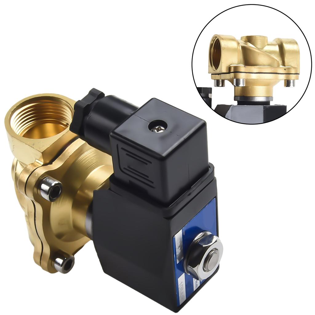 Инновационная конструкция нормально закрытого латунного электромагнитного клапана, работающего от стандартных уровней напряжения переменного тока