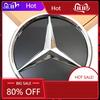 C200 E200 For Mercedes Benz Front Grille Star Badge 3D OE Style Emblem Chrome Silver For Mercedes Benz W205 W177 W217 R231 W118