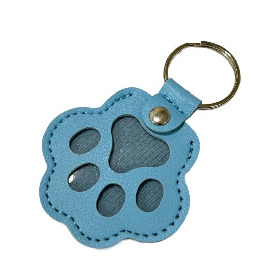 Брелок из искусственной кожи для шерсти питомца, сувенирный брелок в форме кошачьей лапы, простой в использовании, памятный брелок в память о питомце