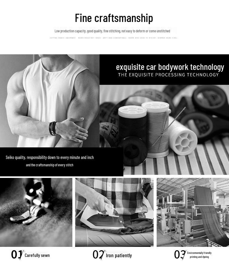 Мужская быстросохнущая майка слим-фит - Модная спортивная футболка без рукавов для бега 2021