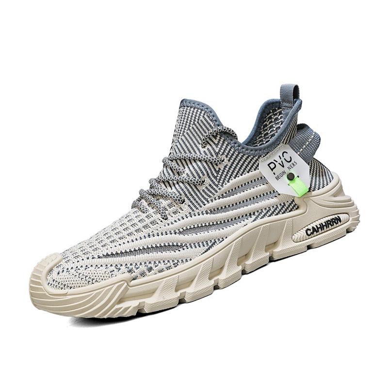 Модные повседневные кроссовки мужские кроссовки для бега уличные легкие дышащие сетчатые увеличивающие комфорт спортивные туфли для мужчин