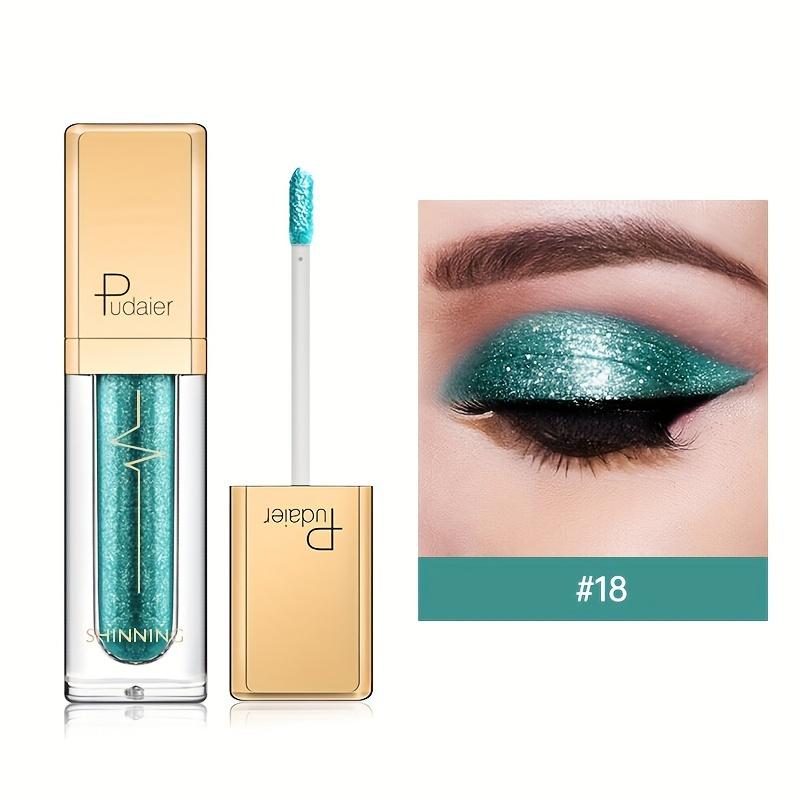 Make Up Liquid Eyeshadow Waterproof Glitter Pigments Purple Gold Metalic Women Beauty Gel Eye Shadow Cream 18 Colors Makeup Shimmer Shadow