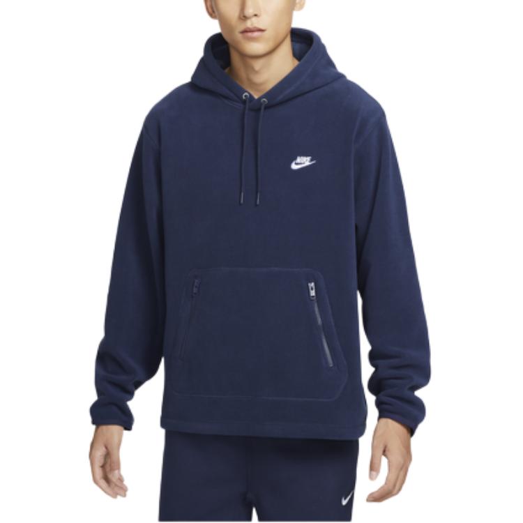 Nike Флисовая одежда Мужская Темно-синий FZ0661-410