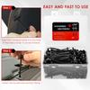 100/150/200Pcs Nylon Cable Tie Buckle Self-Locking Nylon Zip Ties Holder  for Car Repairs Cable Zip Ties Bumper Panel Fixing