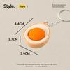3D Printed Calming Keychain Keys Finger Button Foods Clicker Key Chain  Children Adults