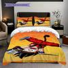 1PC Dragon Ball pattern Bedding Quilt Set Quilt Cover Pillowcase Home Decoration Birthday Gift (1 * duvet cover + 2 * pillowcase, without core)
