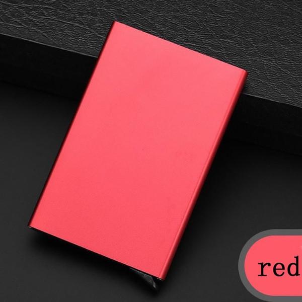 New Men Women Credit Id Card Holder Metal Card Case Travel Card Wallet Case