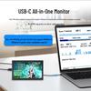 Вторичный IPS USB-монитор 5-7 дюймов для данных компьютера - Совместим с Aida64