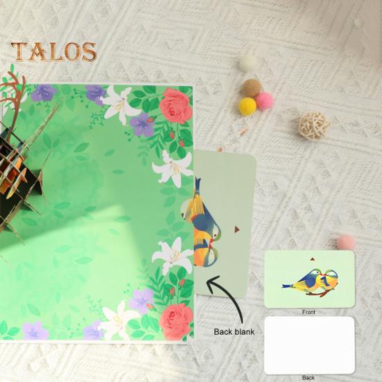 Открытка на день рождения с колибри, сделанная своими руками, объемная открытка с птицей и цветком, 3D-открытка на День матери, годовщина, День святого Валентина, поздравительная открытка для женщин