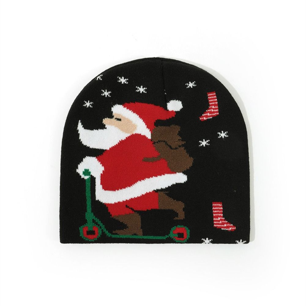Snowman Christmas Hat Reindeer Santa Claus Beanie Hat Fashion Xmas Headwear Women