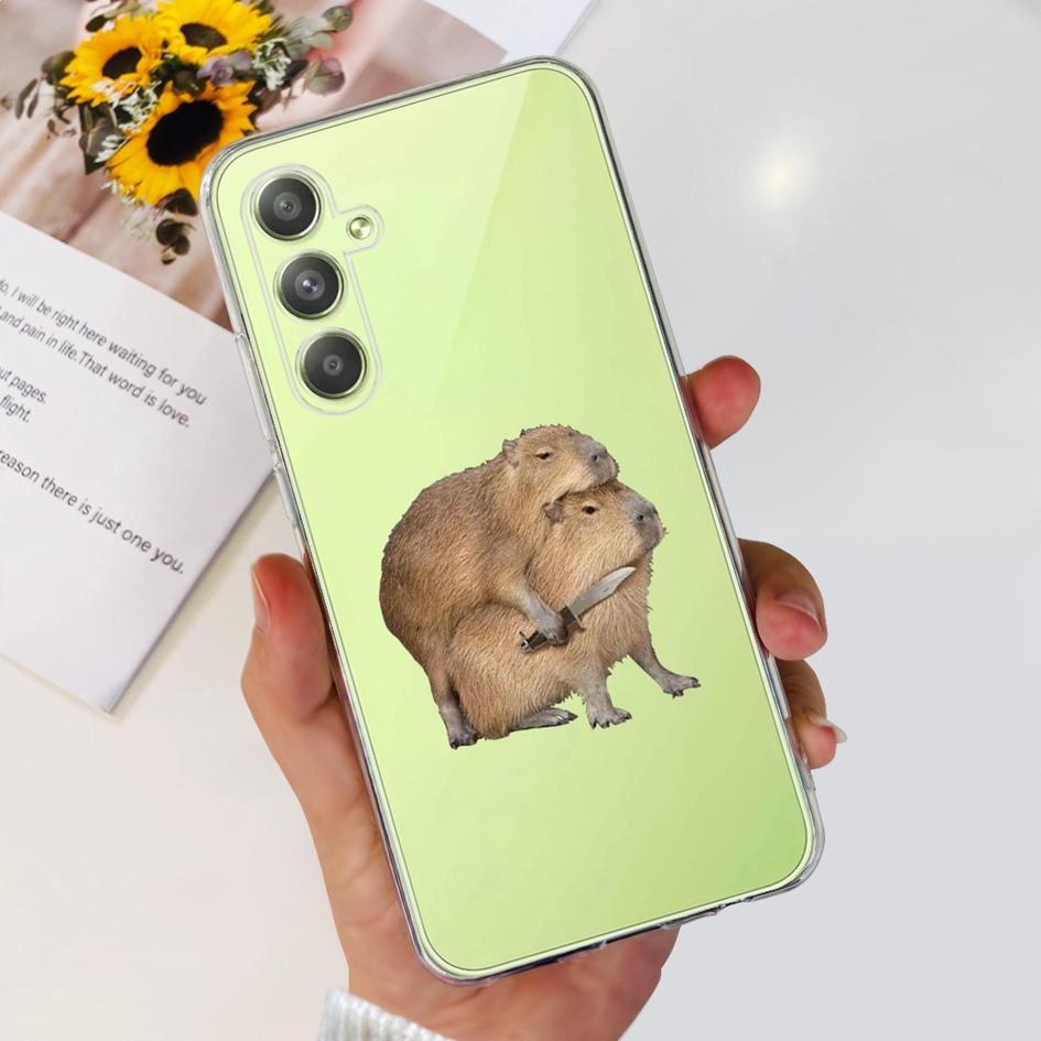 Чехол для Samsung Galaxy A54 A546B SM-A546B Милый Астронавт Прозрачный Силиконовый Мягкий Чехол для Телефона Для Samsung A54 5G A 54 GalaxyA54 Capa