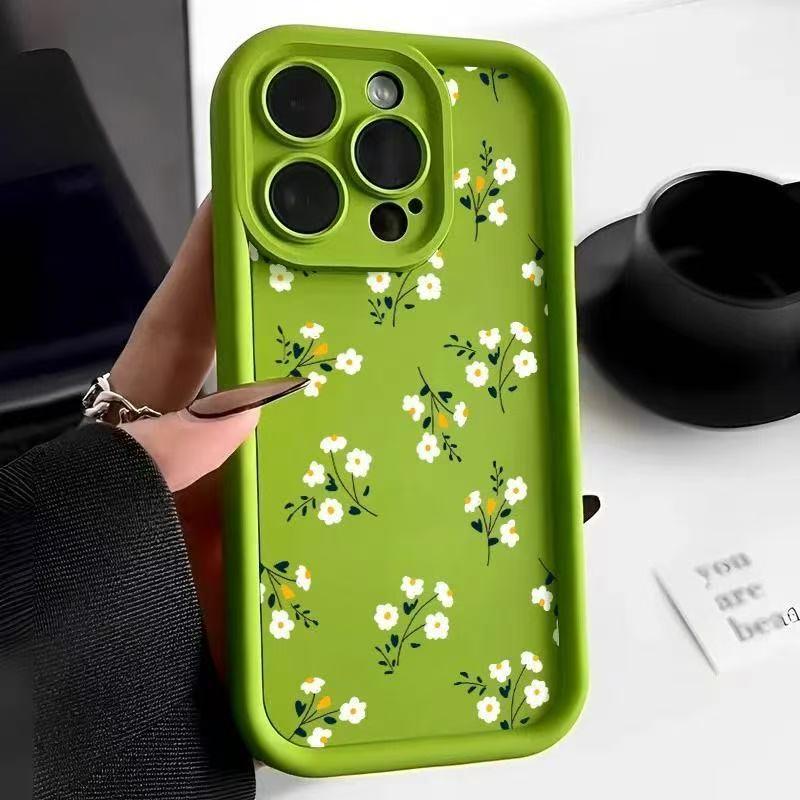 Чехол для телефона с дизайном из свежих цветов для iPhone 13/14/15/16/17/17 Pro Max