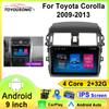 Android 13 Carplay Auto For Toyota Corolla E140/150 2007 2008 2009 2010 2011 2012 2013 Car Radio Multimedia Player GPS Stereo