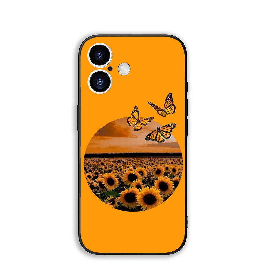 Cover for Samsung Galaxy S22 S21 S20 Fe Ultra S9 Plus + A13 A22 M21 M31 M55 M15 Protective Phone Case With Sunflower Flower