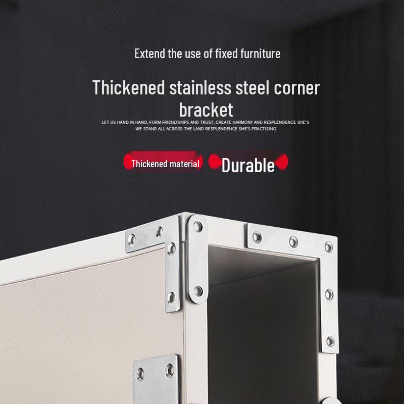 Угловой кронштейн усиления из нержавеющей стали, плоский и Г-образный, соединитель