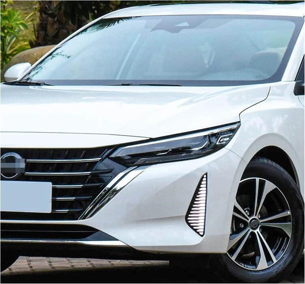 Pair For Nissan Sentra 23-24 LED Daytime Running Light Fog Lamp With Turn Signal