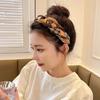 Новые корейские женские широкие ленты для волос, головной убор, винтажный простой обруч для волос с принтом, резинки для волос, аксессуары для волос для девочек, головные уборы