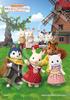 Epoch Пазл из 108 деталей Sylvanian Families Подарок от Flair (18,2x25,7см) с клеем, шпателем, оценочным талоном