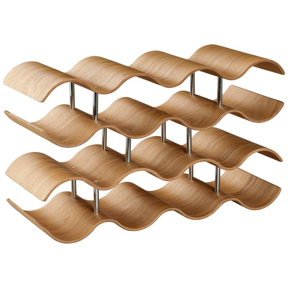 KINTO 14-Bottle Wine Rack, Willow, 45150