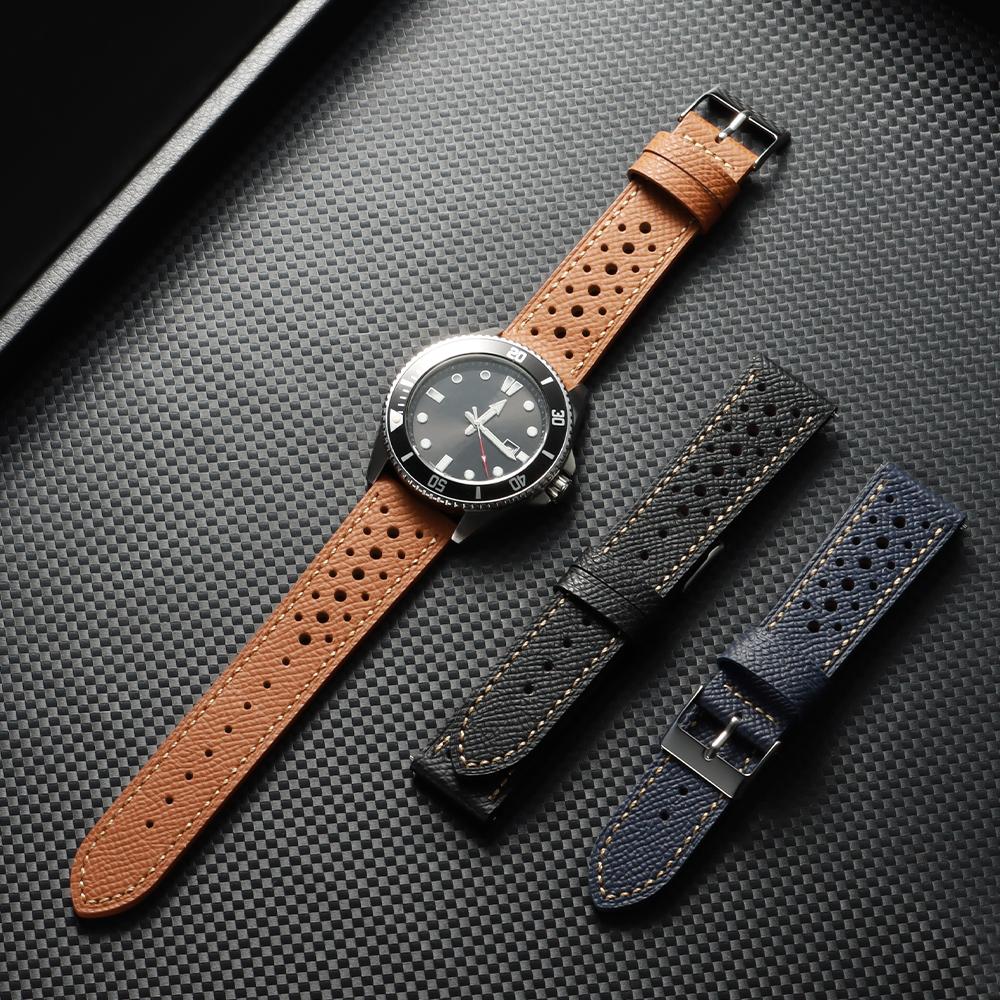 18 мм 19 мм 20 мм 22 мм Универсальный ремешок для часов из воловьей кожи Винтажные дышащие ремешки Быстросъемные для мужчин женщин Браслет Ремень Аксессуар