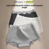 Ladies Spring and Autumn New Pure Cotton Not Clip Hip Flat Angle Briefs