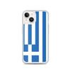 Coque Pour iPhone 14 - PIXELFORMA - Drapeau De La Grèce - Silicone Souple - Design Léger
