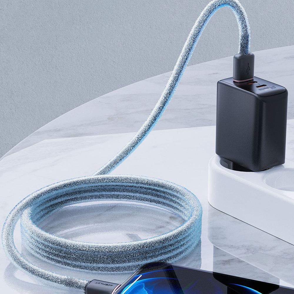 Cable for iPhone MFI USB - Lightning 2.4A 1.2m black