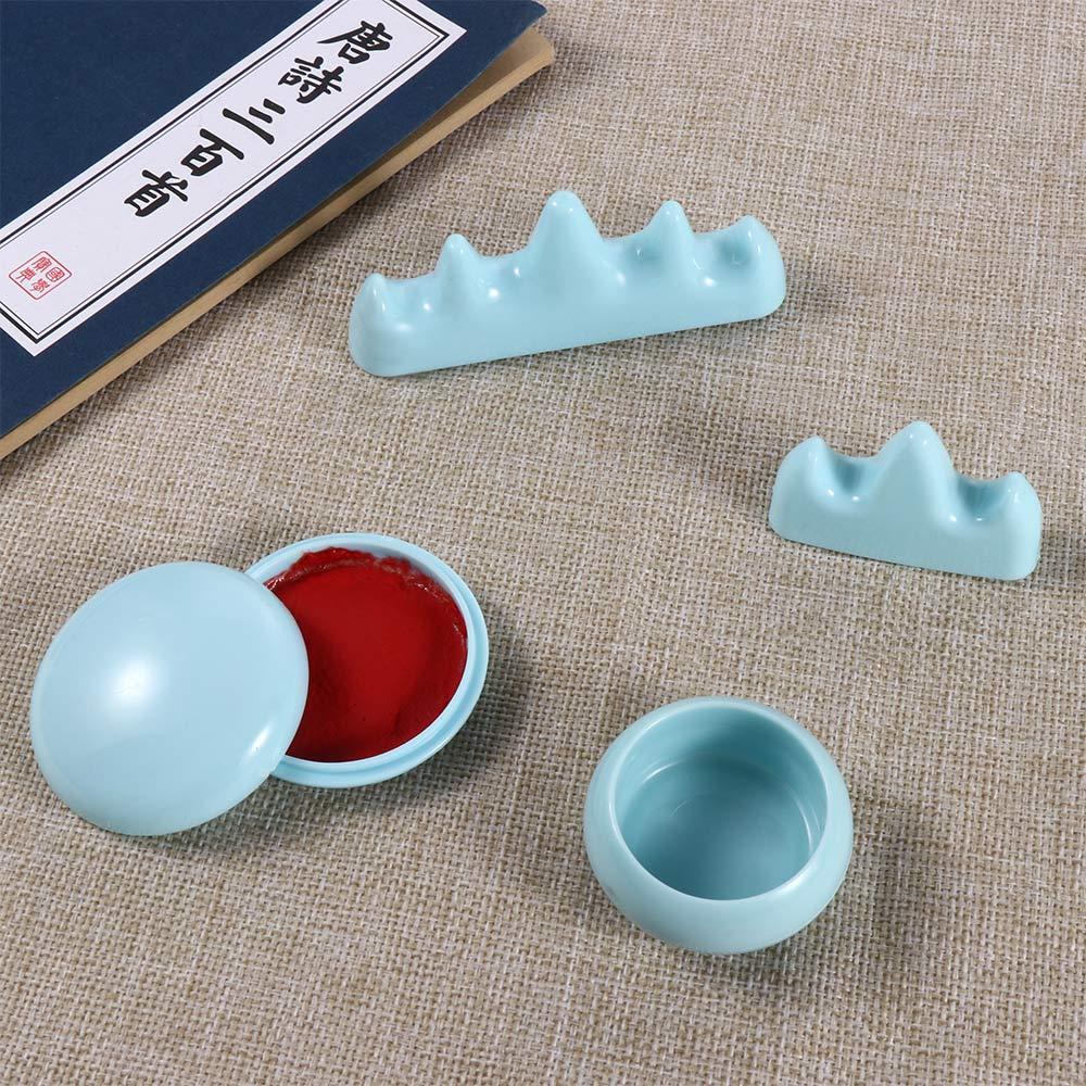 Hill Shape Ink Painting Accessories Writing Brush Holder School Office Supplies Pen Rest Stand