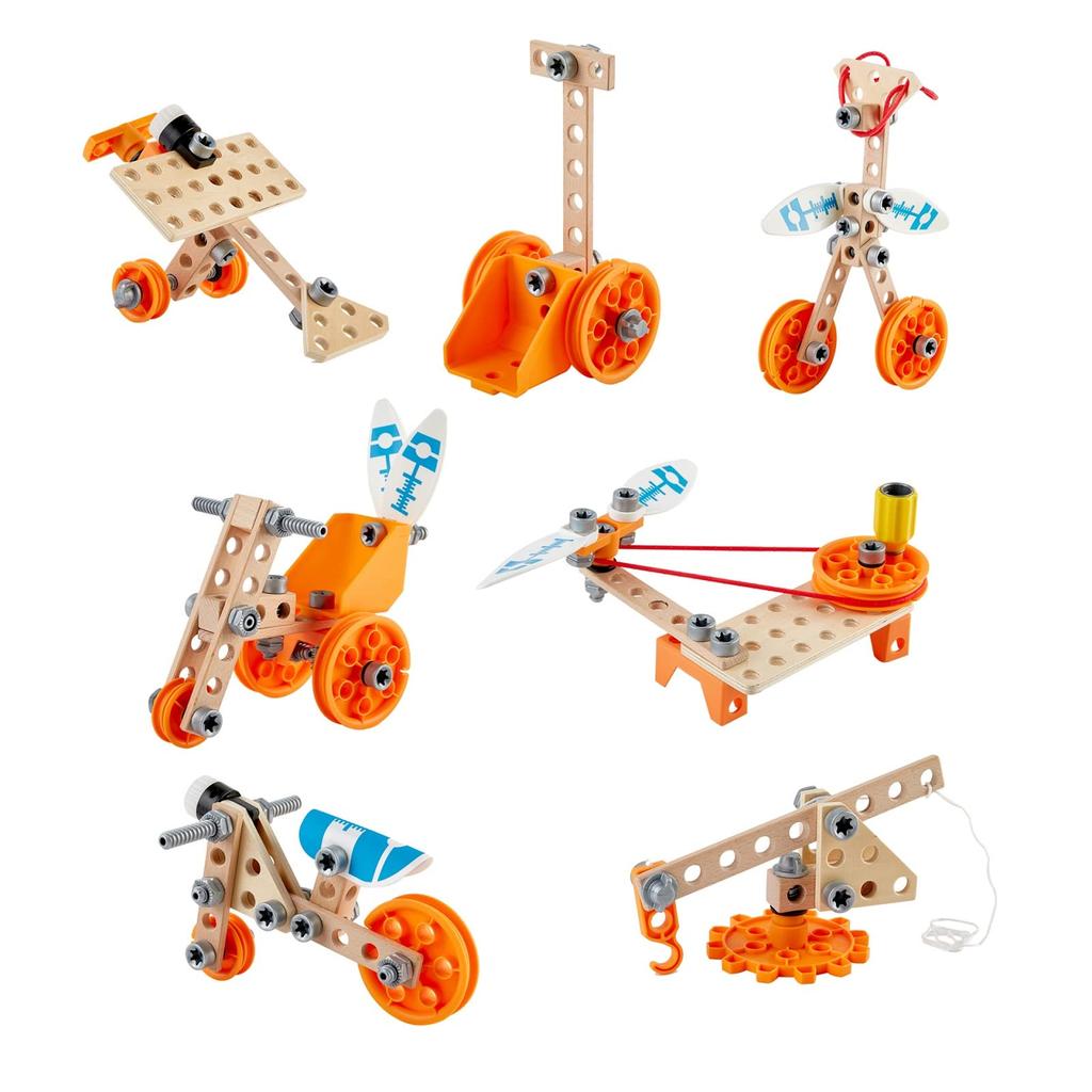 Hape Junior Inventor Строительный и игровой набор Делюкс E3032