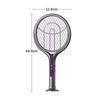 Foldable Insect Racket Electric Fly Swatter USB Rechargeable Fly Killer Portable Bug Zapper Trap Lamp Fly Trap Indoor Outdoor