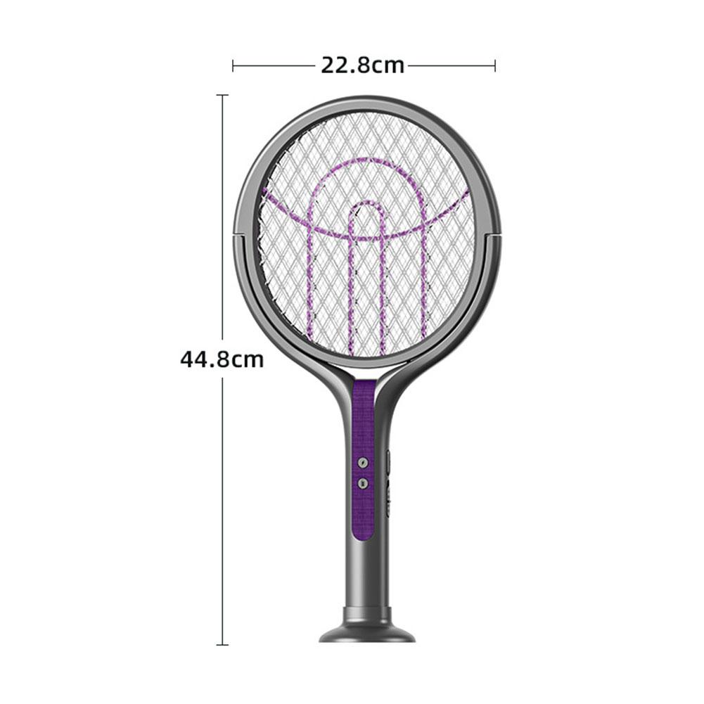 Foldable Insect Racket Electric Fly Swatter USB Rechargeable Fly Killer Portable Bug Zapper Trap Lamp Fly Trap Indoor Outdoor