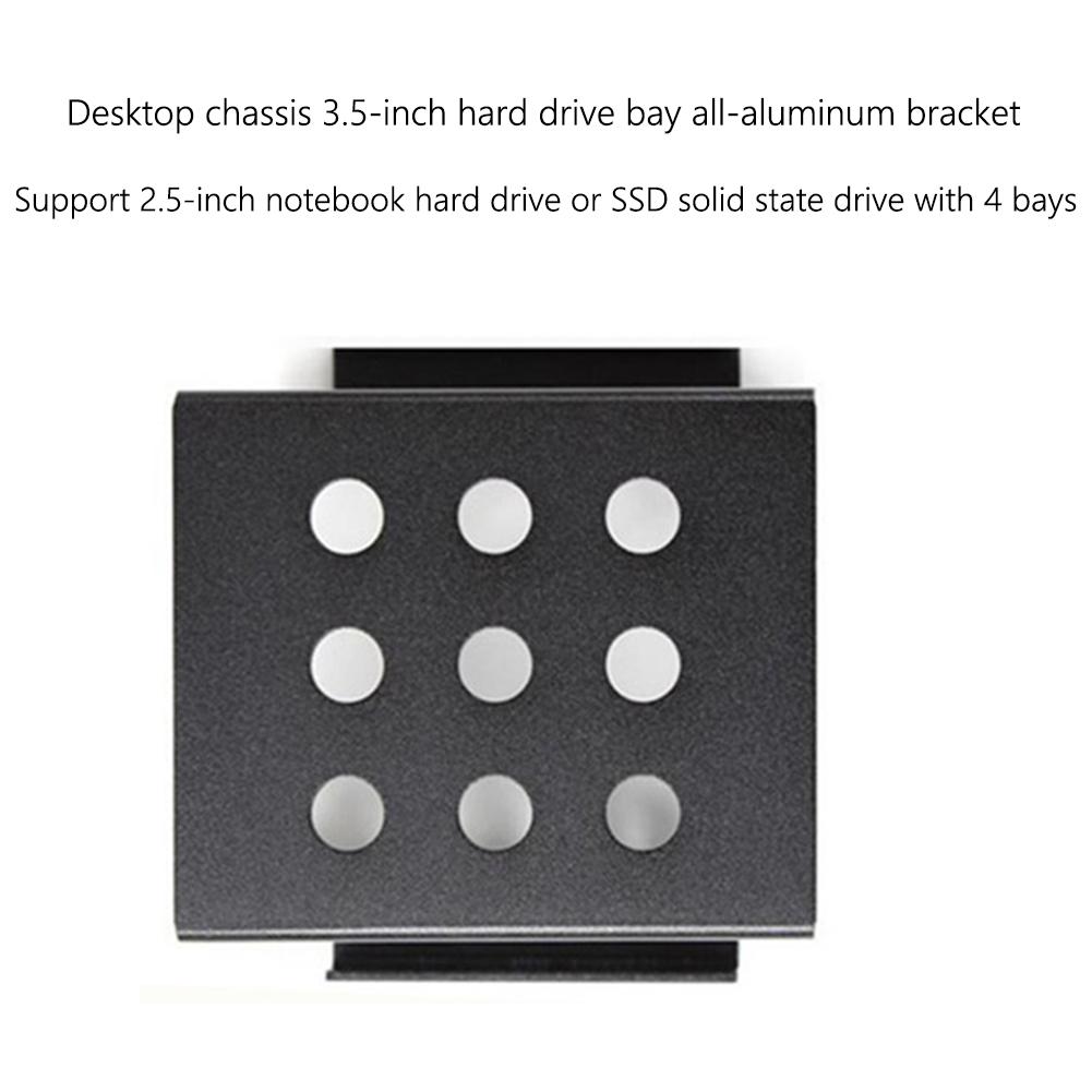 4-секционный корпус-адаптер для 2,5-дюймовых SSD и 3,5-дюймовых жестких дисков, внутренний держатель