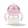 Кружка OXO Tot Straw Cup с ручкой Blossom Mug можно мыть в посудомоечной машине Стильная герметичная 63164100