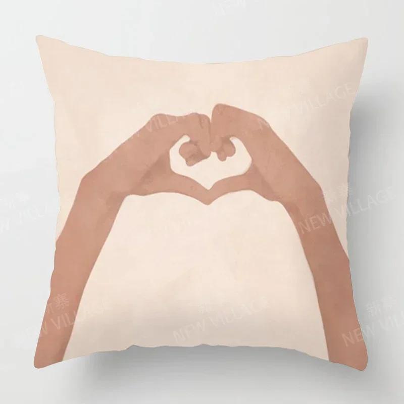 Скандинавский Осенний Домашний Декор Осень Наволочка для Подушки Плед Чехол для Подушки Дивана Бархат Современный