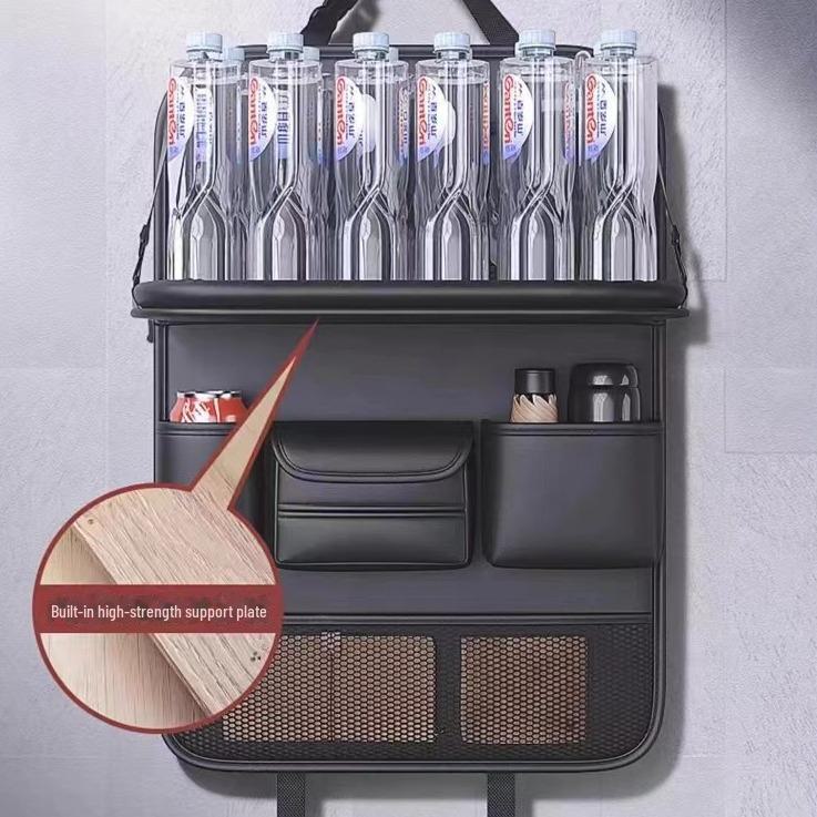 Многофункциональный органайзер для хранения на спинку автомобильного сиденья и противоударная накладка