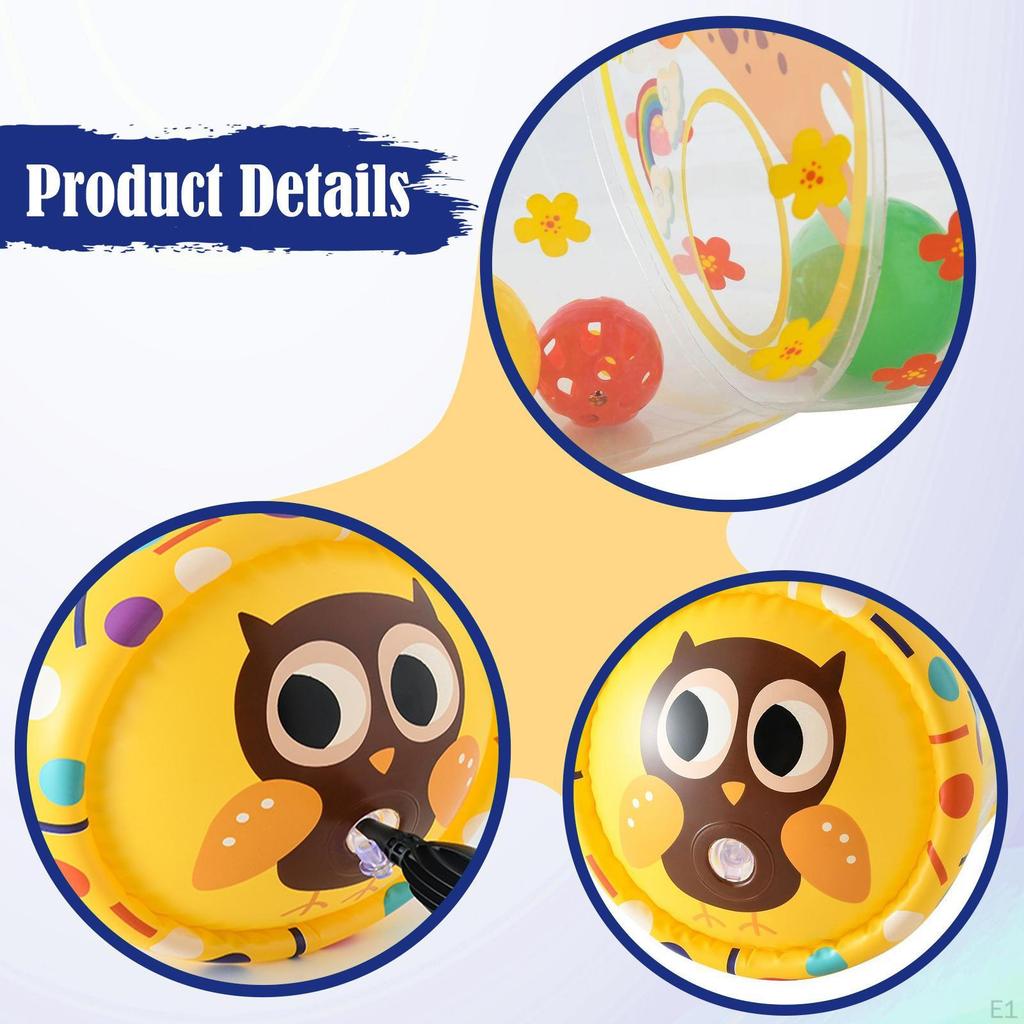 Crawling Toy Rolling Infant Toy,Early Development,Beginner Crawl Along Roller Tummy Time