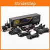 Premium Quality 7 Pcs/lot The Dark Knight Batman Car Toys Model With Alloy Diecast Pvc