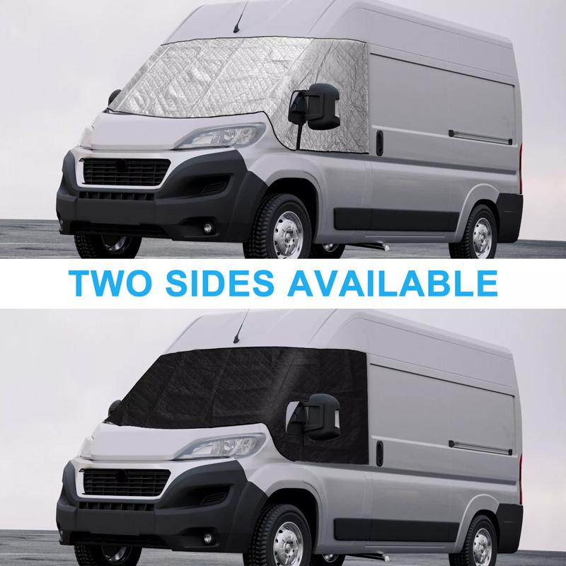 Чехол на лобовое стекло автофургона, утолщенная алюминиевая пленка, композитный хлопок, чехол от заморозков, солнцезащитный козырек