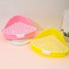 Hamster Litter Box Pet Corner Toilet Small Pet Potty Trainer Litter Tray Habitat Decor for Squirrel Chinchilla Rabbit