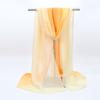 Silk Scarf For Women In Summer Fashionable Shawl Thin And Versatile Spring And Autumn Sand Scarf Long Chiffon Small Strip Scarf