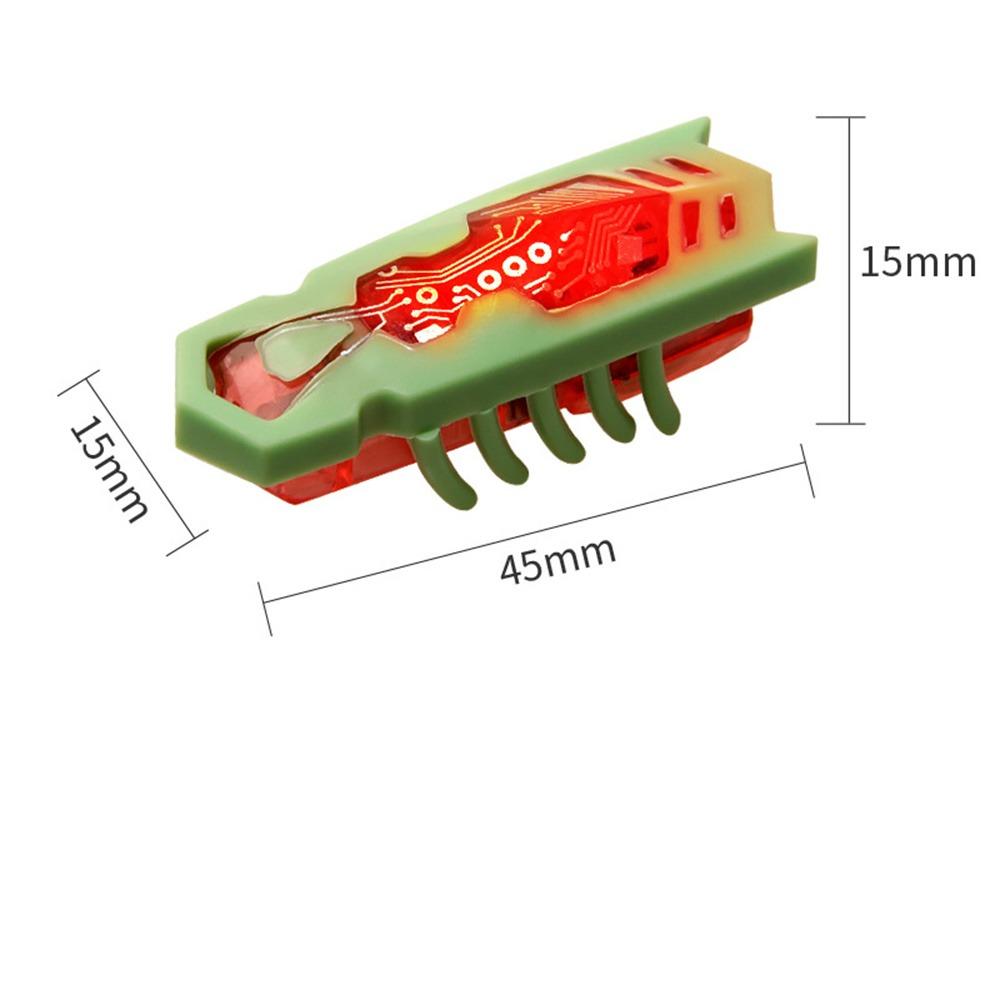 Игрушки для домашних животных, интерактивная мини-электрическая светящаяся игрушка-жук, игрушка для кошек, побег из препятствий, автоматическая флип-игрушка, вибрационный жук на батарейках