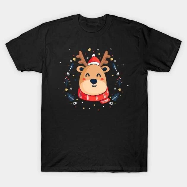 Ugly Reindeer Christmas Sweatshirt Made in Australia T-Shirt