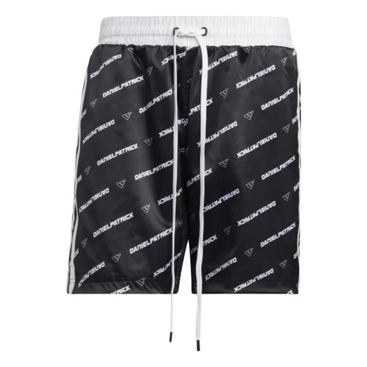Adidas X Daniel Patrick Collaboration NWOT Comfortable Fashion All-Over Print Breathable Basketball Shorts Men Shorts Black GL0493