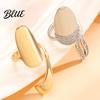 Удобное кольцо на палец для ногтей Ежедневное ношение Легкое Регулируемый размер Зеркальное Металлическое